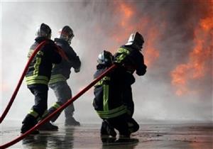 إخماد حريق بمبنى تابع لـ"ري المنيا" دون إصابات