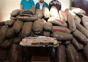 بالصور.. إحباط محاولة تهريب ربع طن "بانجو" بالشرقية