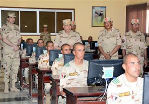 رئيس الأركان يتفقد النواحي التعليمية والإدارية بمعهد ضباط صف المعلمين