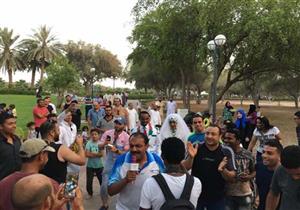 "أيوه يا واد يا ولِعة".. قصة زفة مصري لعروسين من أثيوبيا بحديقة في دُبي