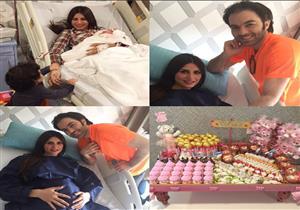 شريف رمزي وريهام أيمن يرحبان بقدوم ابنتهما "ليليا"