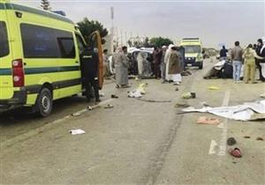 مصرع سيدة وإصابة 12 آخرين في حادث تصادم بسوهاج