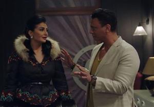 الجمهور يحذر غادة عبدالرازق من عباس أبو الحسن في "أرض جو"- صورة