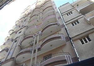 إخلاء مبنى سكني آيل للسقوط في المنوفية