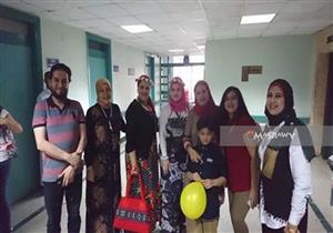 بالصور.. مستشفى أطفال المنصورة تحتفل بعيد الفطر