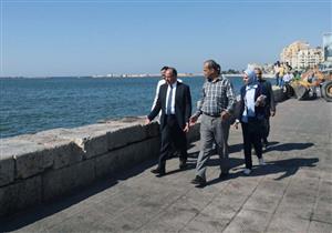 محافظ الإسكندرية: ترميم سور كورنيش "الرمل" التاريخي