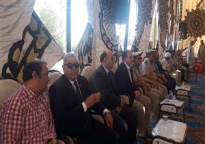 بالصور.. الآلاف يشيعون جثمان قائد المنطقة الشمالية بمسقط رأسه بالدقهلية