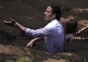 صراخ رمضان صبحي بسبب سحلية رامز في "رامز تحت الأرض"