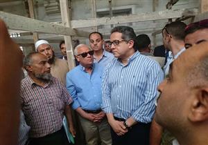 بالصور.. وزير الآثار: الانتهاء من ترميم المسجد العباسي ببورسعيد 23 ديسمبر