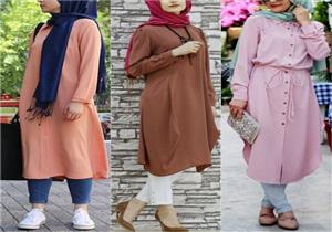 للمحجبات.. صيحة القميص الطويل تناسبك بهذا الشكل