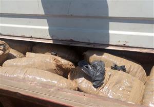 إحباط تهريب طن بانجو عبر نفق الشهيد أحمد حمدي