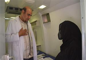 بالصور.. فحص 1139 مريضا في قافلة طبية بالمنوفية