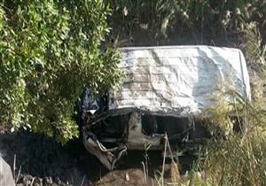 مصرع شخصين وإصابة 11 آخرين في سقوط سيارة بترعة الإبراهيمية بالمنيا