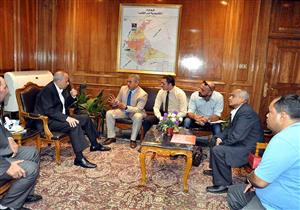 محافظ القليوبية يبحث إنشاء وحدة إسعاف نهري بالقناطر