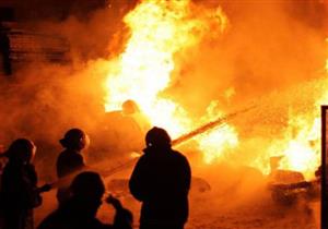 6 مصابين في حريق بورشة مناخل خشبية في الدقهلية