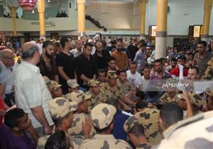 بالصور.. والد شهيد القليوبية: "ابني عريس في الجنة"