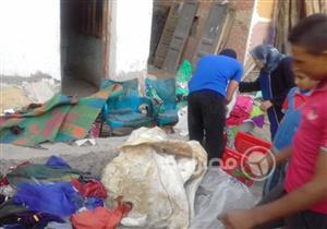 بالفيديو- عودة النيران "المجهولة" لمنزل في كفر الشيخ