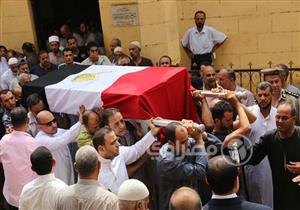 بالصور.. تشييع جثمان الشهيد "تامر عبد الحافظ" في مسقط رأسه بالمنوفية