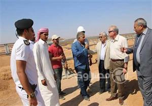 بالصور.. محافظ جنوب سيناء يتفقد المرحلة الأولى من مشروع توليد الكهرباء بالطاقة الشمسية