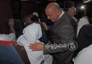 مدير أمن بورسعيد يودع حجاج القرعة