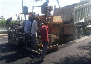 بالصور.. بدء التشغيل التجريبي لكوبري "البهنسا" بالمنيا بـ٣ ملايين جنيه