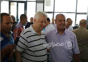 مرتضى يدلي بصوته في عمومية الزمالك