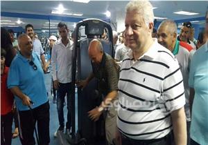 بالفيديو.. عدسة مصراوي ترصد افتتاح مرتضى لجيم الزمالك