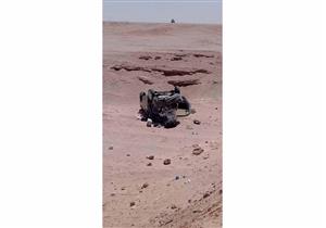 بالأسماء.. إصابة أربعة في انقلاب سيارة ملاكي بالوادي الجديد