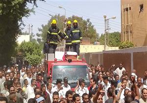 بالصور.. تشييع جثماني شهيدي هجوم "إسنا" الإرهابي في جنازة عسكرية وشعبية بالأقصر