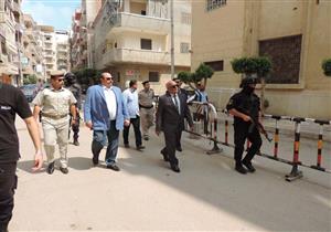 ‏‎بالصور.. مدير أمن البحيرة يتفقد خدمات تأمين الكنائس  