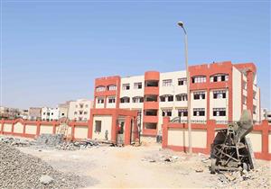 بالصور.. قرب انتهاء أعمال تشطيب المدرسة اليابانية في المنيا الجديدة