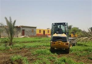 استرداد 6 آلاف متر من أملاك الدولة وإزالة 23 حالة تعد في المنيا