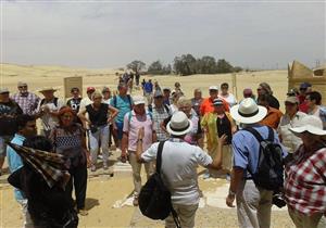 وفد ألماني يزور منطقة "تونا الجبل" الأثرية بالمنيا