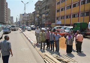 بالصور.. نقل مواقف "جهينة والمراغة" للموقع القديم بسوهاج