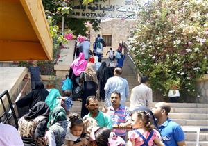 1420 زائرًا للحديقة النباتية بأسوان خلال رابع أيام العيد