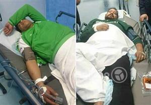 صور ... خروج جماهير المصري من المستشفى بعد تعافيهم من صدمة الأهلي