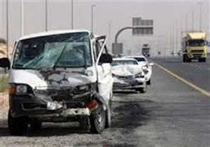 الصحة : إصابة 12 مواطناً في حادث تصادم سيارتين أمام العاصمة الجديدة