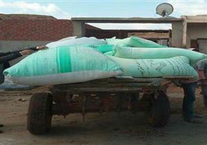 ضبط 1.5 طن دقيق مدعم قبل استخدامها علفًا للماشية في بورسعيد