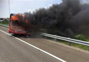  بالفيديو.. 52قتيلا في حريق على متن حافلة في كازاخستا