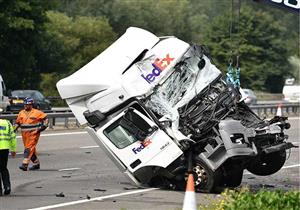 مقتل ستة أشخاص إثر تصادم شاحنتين بشمال إيطاليا 