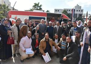 بالصور- حملة للتبرع بالدم في البحيرة تحت شعار "دمنا واحد"