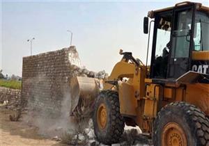 إزالة 218 حالة تعد على أملاك الدولة والأراضي الزراعية والنيل في 6 محافظات