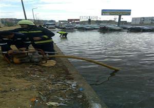 من الأوتوستراد للمنيب.. كثافات مرورية أعلى الدائري بسبب الأمطار