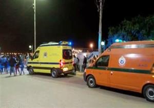 الدفع بـ12 سيارة إسعاف لنقل مصابي فندق الأقصر العائم