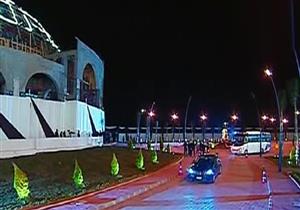 لحظة وصول البابا تواضروس لترأس قداس عيد الميلاد بكنيسة العاصمة الإدارية