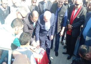 بالصور.. محافظ بورسعيد ووكيل مجلس النواب يفتتحان ثاني محطات الصرف بالجنوب