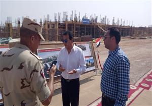 بالصور.. وزير التعليم العالي يتفقد إنشاءات جامعة الملك سلمان بجنوب سيناء