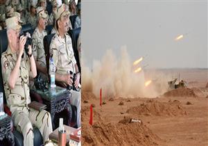 رئيس الأركان يشهد المرحلة الرئيسية للمناورة بالذخيرة الحية "رعد 29" (صور)