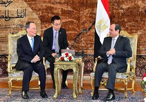 السيسي يستقبل نائب رئيس الصين لتعزيز التعاون بين البلدين