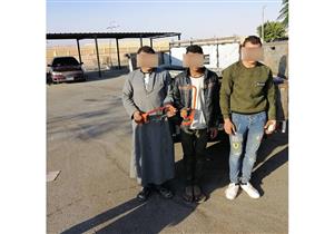 القبض على 3 لصوص يسرقون كابلات كوبري أحمد بدوي 